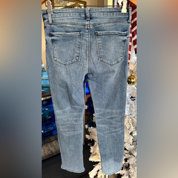 Kut From The Kloth Reese Blue Ankle Straight Leg Size 2 - Picture 2 of 9